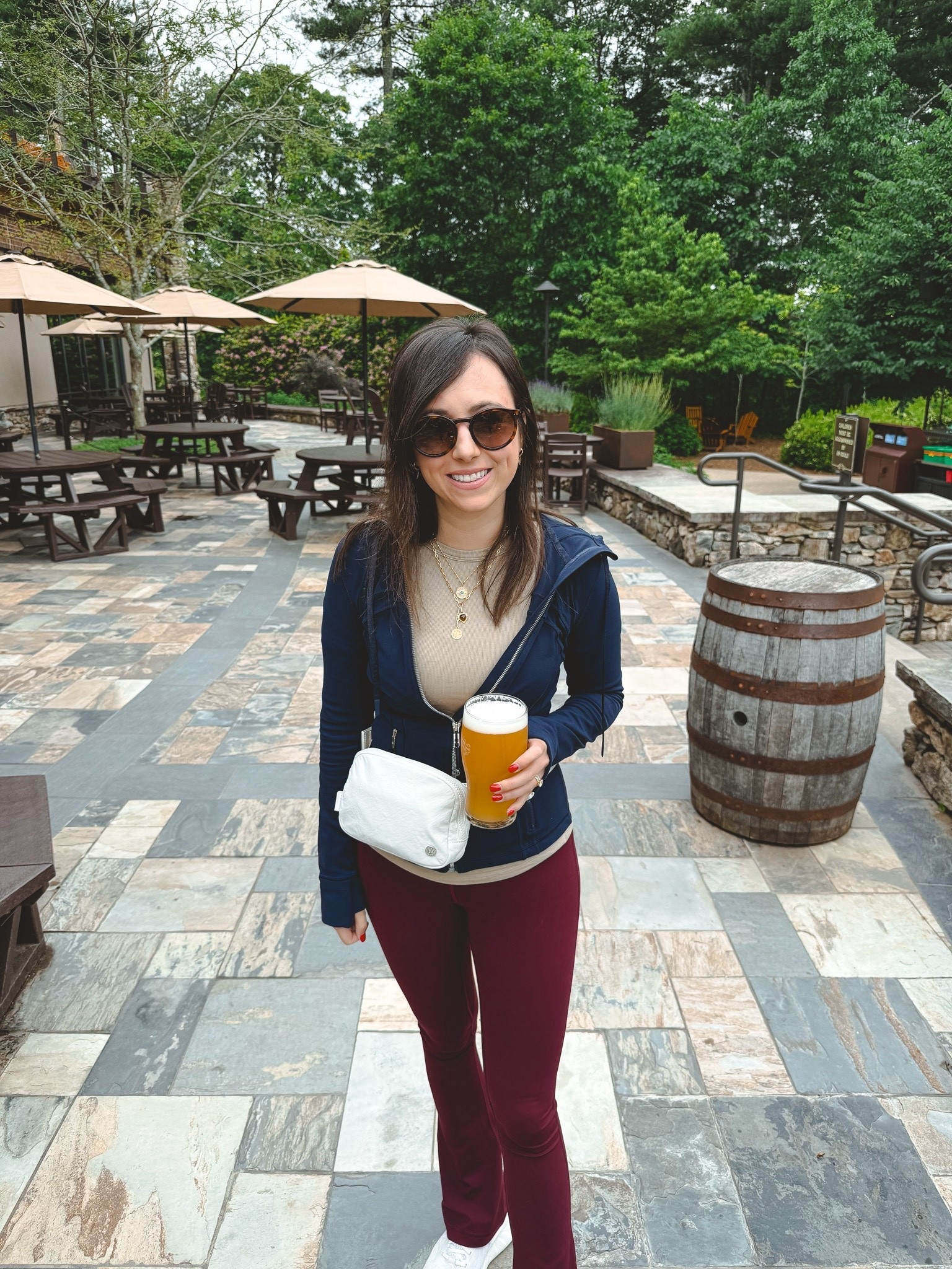 Lululemon hold tight tee in sheer oak (6) with align flares in garnet (4)



#LTKSeasonal #LTKActive #LTKFindsUnder100