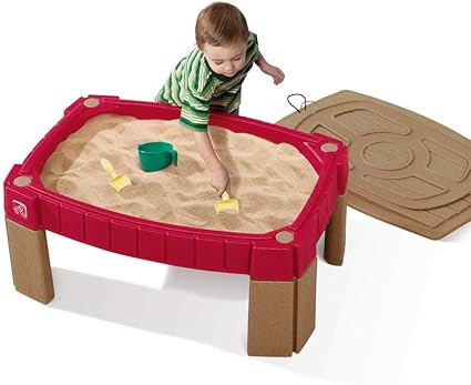 Step2 Naturally Playful Sand Table, Kids Sand Activity Sensory Table, 5 Piece Accessory Kit, Todd... | Amazon (US)