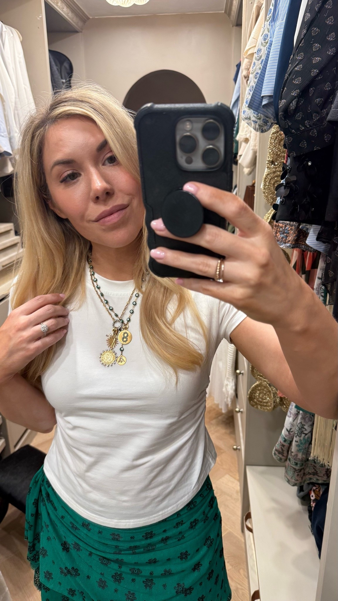Love layering these necklaces and this Amazon tee shirt is so on trend, high quality, and under $20!

#LTKootd #LTKgrwm