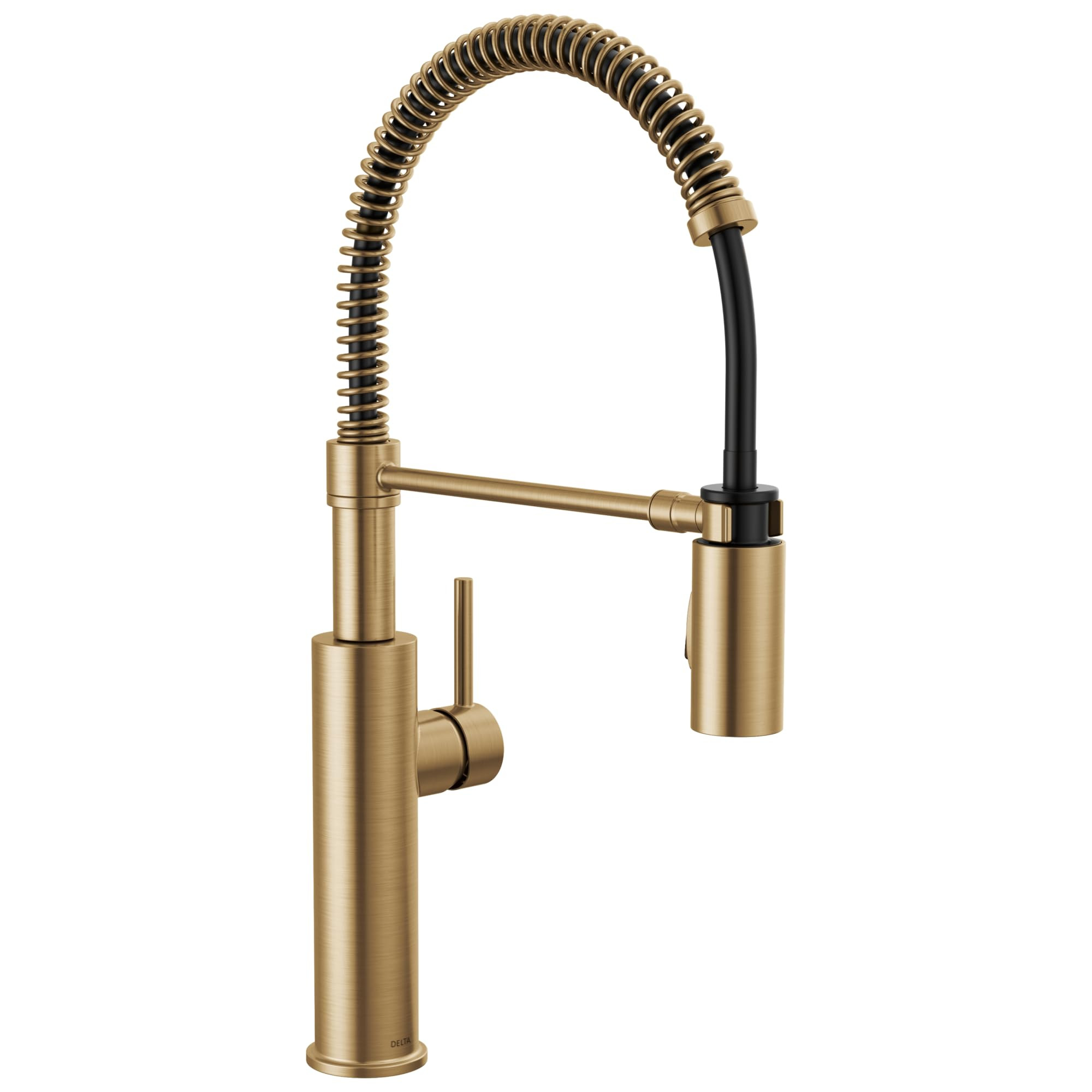 Delta Antoni Pro Style Commercial Kitchen Faucet with Pull Down Sprayer, Single Hole Brushed Gold... | Amazon (US)