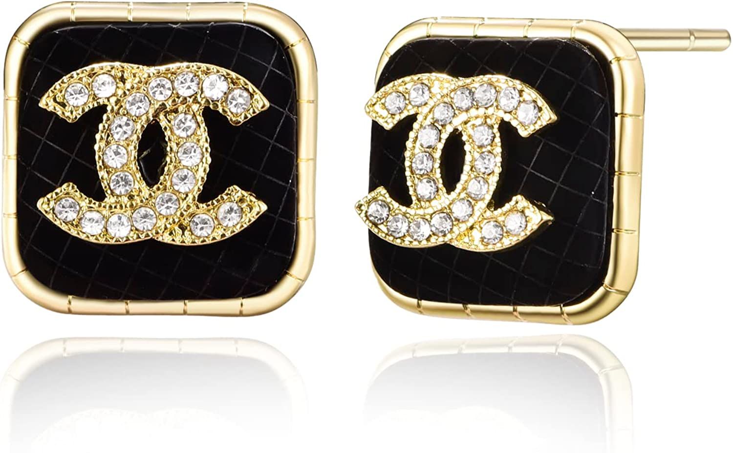 Gold Stud Earrings for Women Zircon Earrings Fashion Jewelry | Amazon (US)