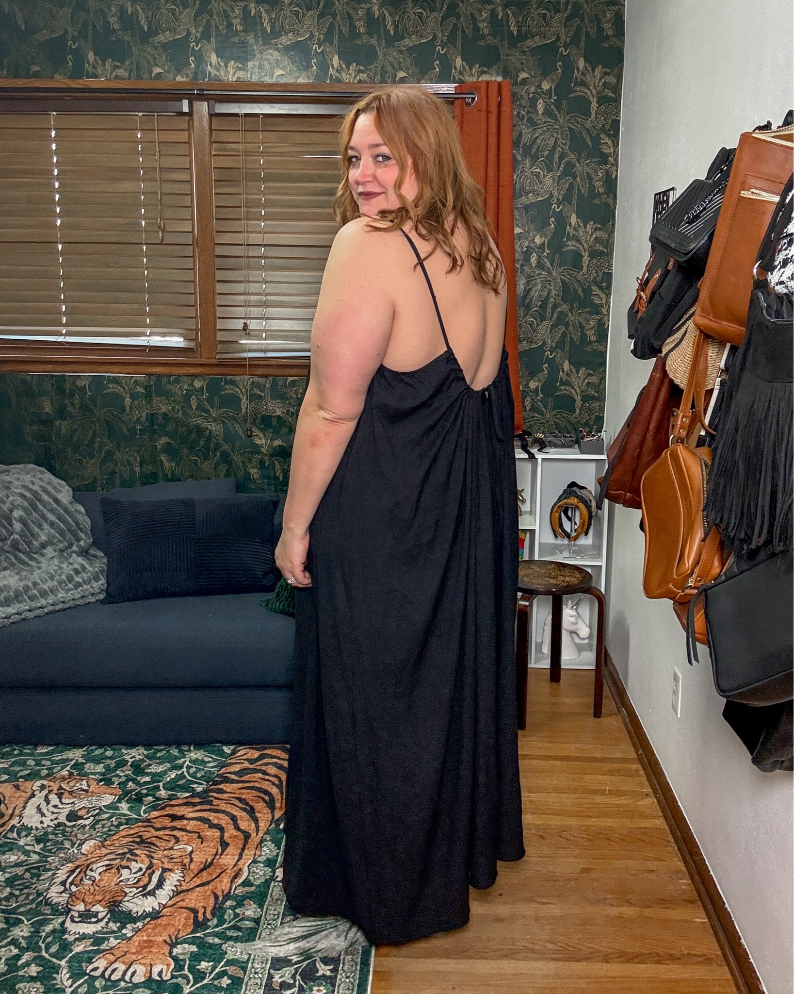 The viral tie backless dress on a size 18.

Wearing 3X code USQS4tarajanestyle439 to save.

#LTKootd #LTKPlusSize #LTKMidsize