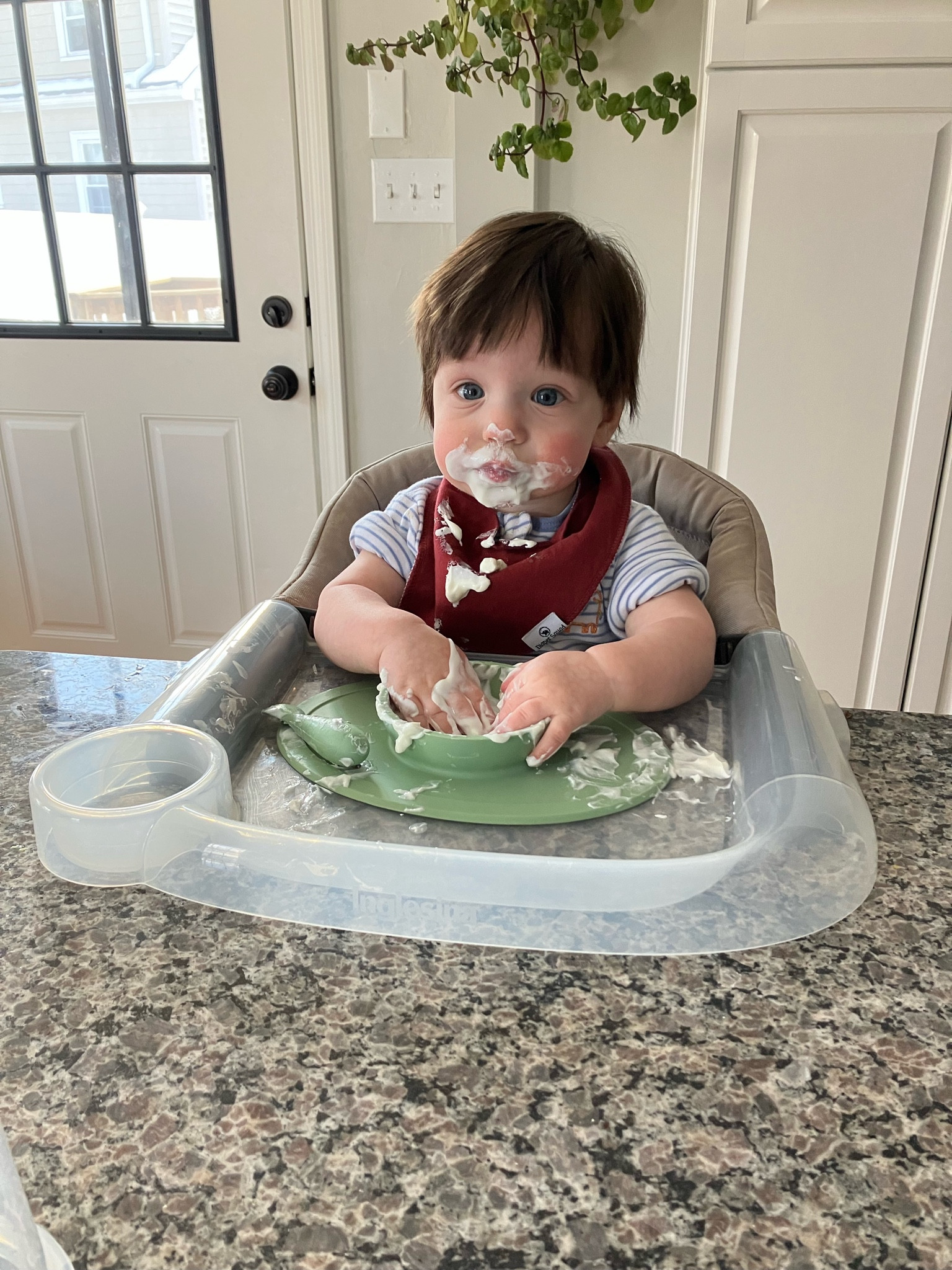 Counter highchair linked
