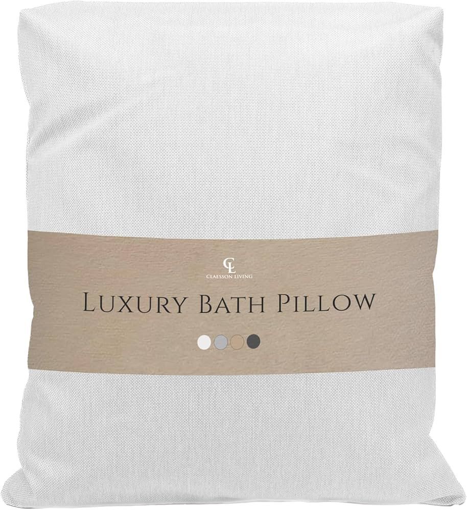 Luxury Bath Pillow for Tub - Thick and Comfortable Bathtub Pillow Support for Head and Neck and B... | Amazon (US)