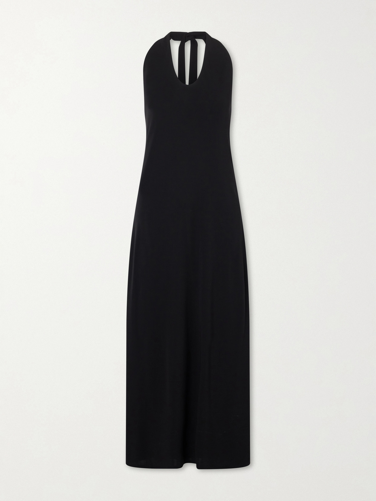 KALLMEYER - Bridgette Jersey Halterneck Maxi Dress - Black | NET-A-PORTER (US)