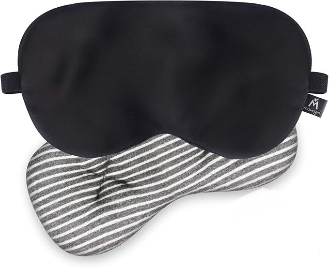 Mavogel Weighted Eye Mask for Sleeping - Weighted Sleep Mask with Removable Eye Pillow, Cooling E... | Amazon (US)