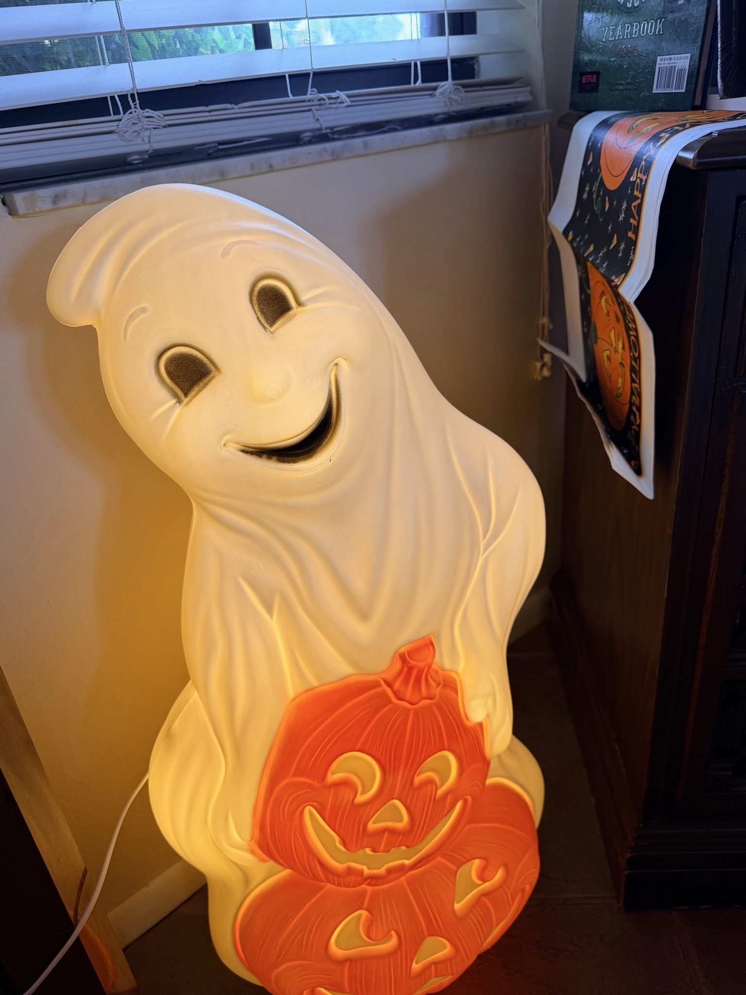 Halloween ghost blow mold