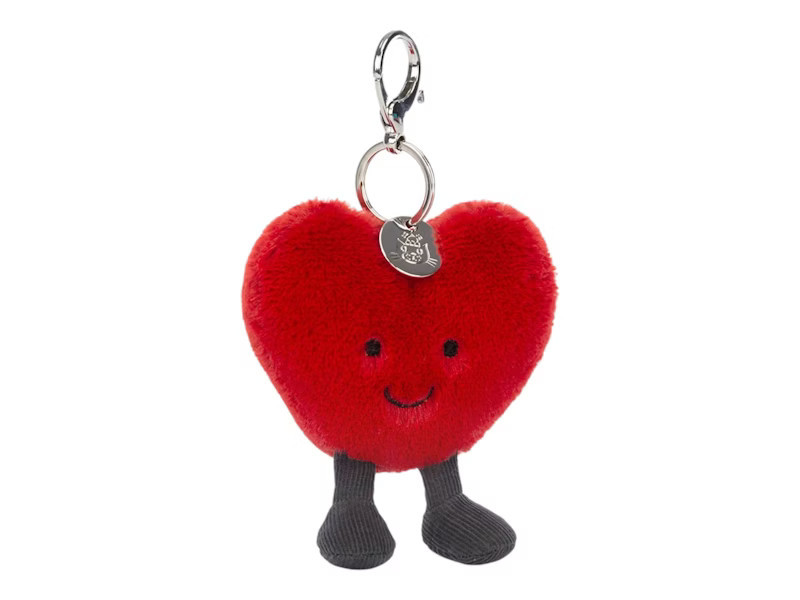 Jellycat Amuseables Heart Bag Charm AH4BC | StockX