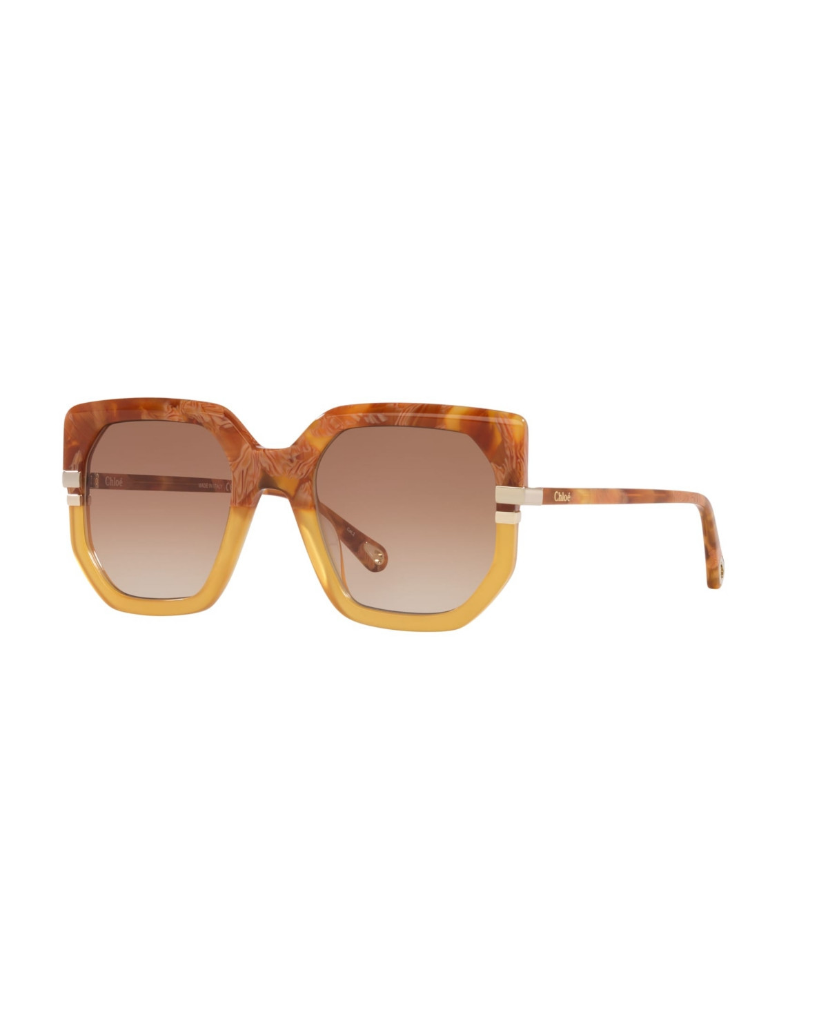Chloe Women's Butterfly Sunglasses, CH0240S 6N000531 - Brown | Macy's