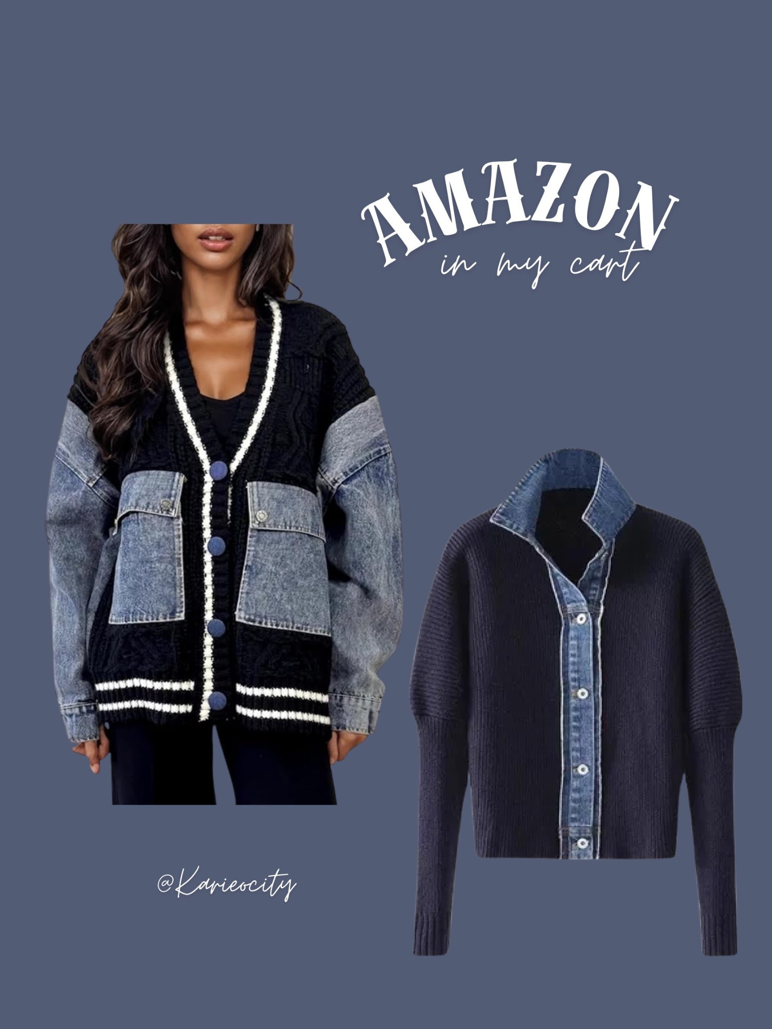 Amazon in my Cart ✔️

Amazon// Sweaters// Fall Fashion// Winter Fashion// Amazon Finds// Amazon Fashion 

#LTKOver40 #LTKFindsUnder50 #LTKStyleTip
