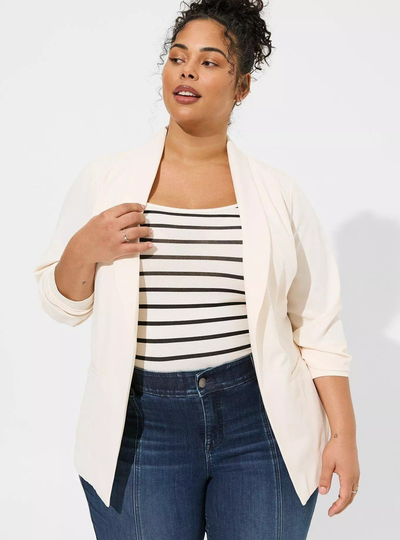 Parker Studio Crepe Blazer | Torrid (US & Canada)