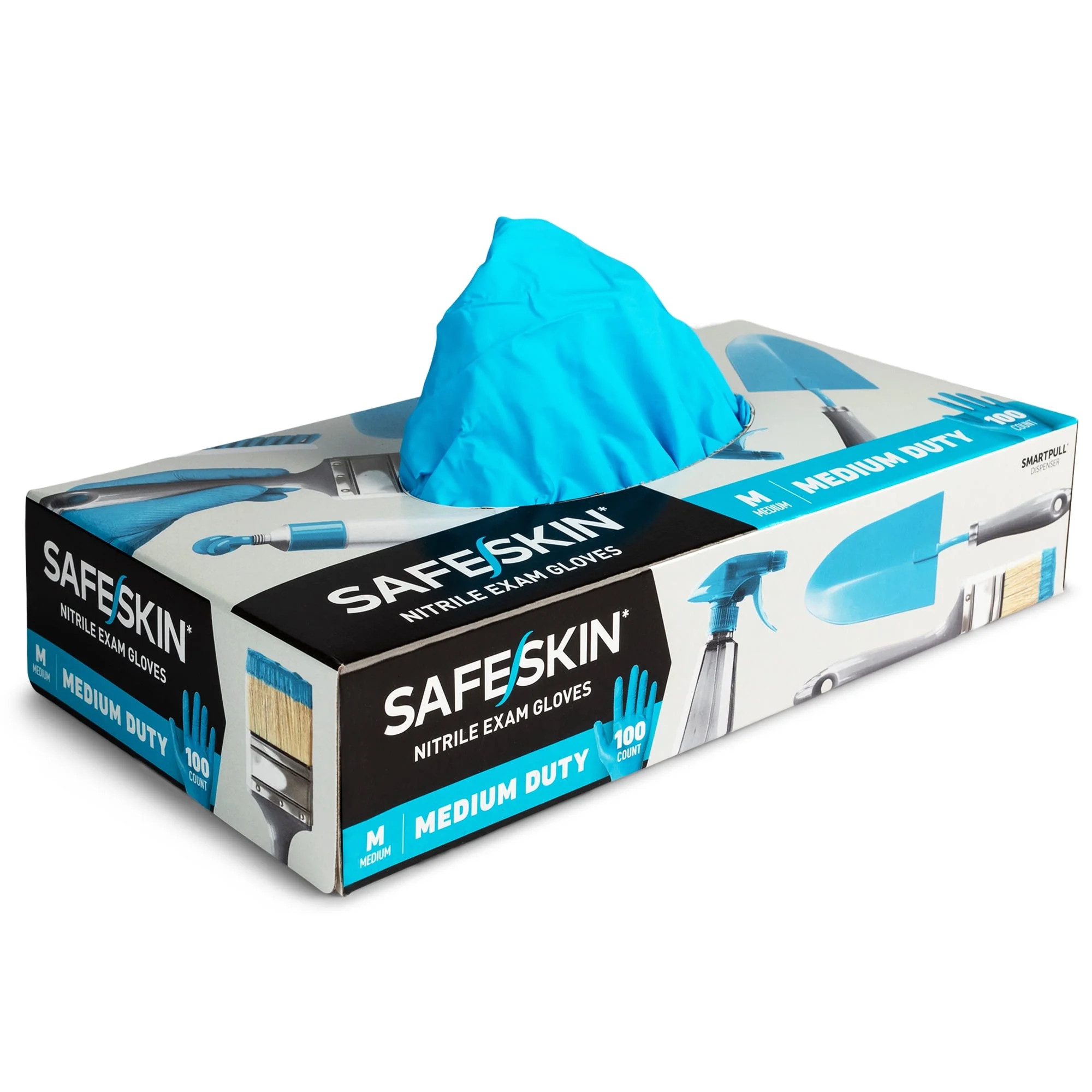 SAFESKIN Nitrile Disposable Gloves, Medium Duty, Large, Powder-Free, 100 Count - Food Handling, F... | Walmart (US)