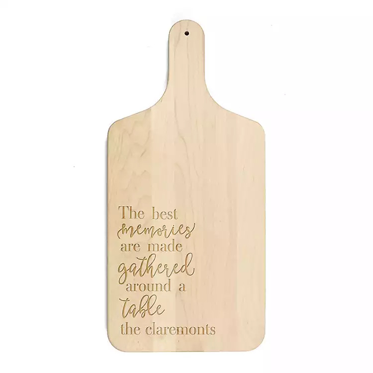 Maple Personalized Best Memories Cutting Board | Kirkland's Home