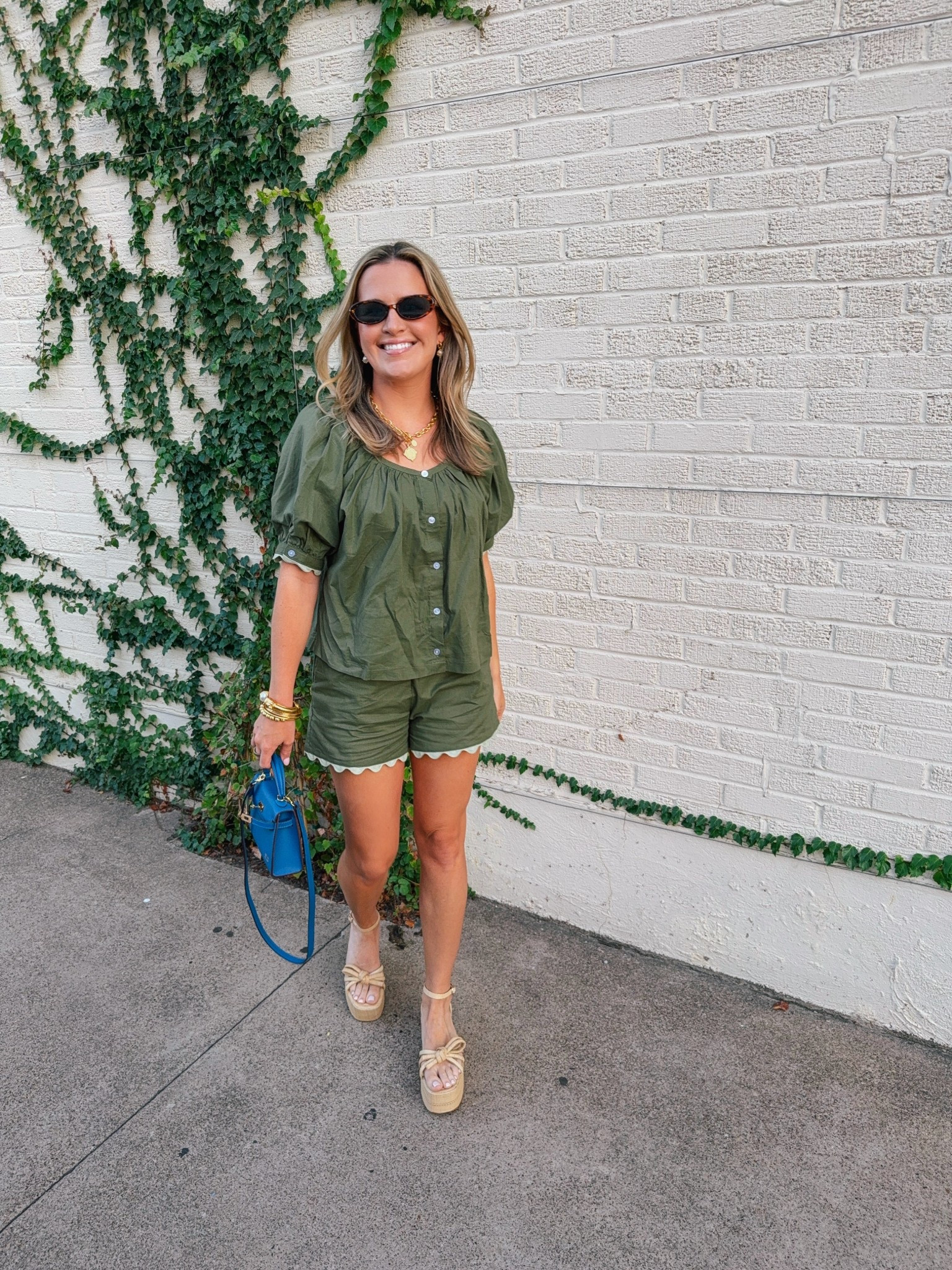 when the look says tuckernuck, but the receipt says amazon !!!! this olive green set (w/ scalloped details) is UNDER $40 and the platform sandals are a total look for less🤎🫒🍸✨ grab before it’s gone👏🏻

⬇️⬇️⬇️comment OLIVE and I’ll send over all the details to this look!

#datenightoutfit #effortlesschic #casualoutfitideas #whatiwore #amazonfashion #amazonstyle #easyoutfit 

#LTKStyleTip #LTKFindsUnder50 #LTKFindsUnder100