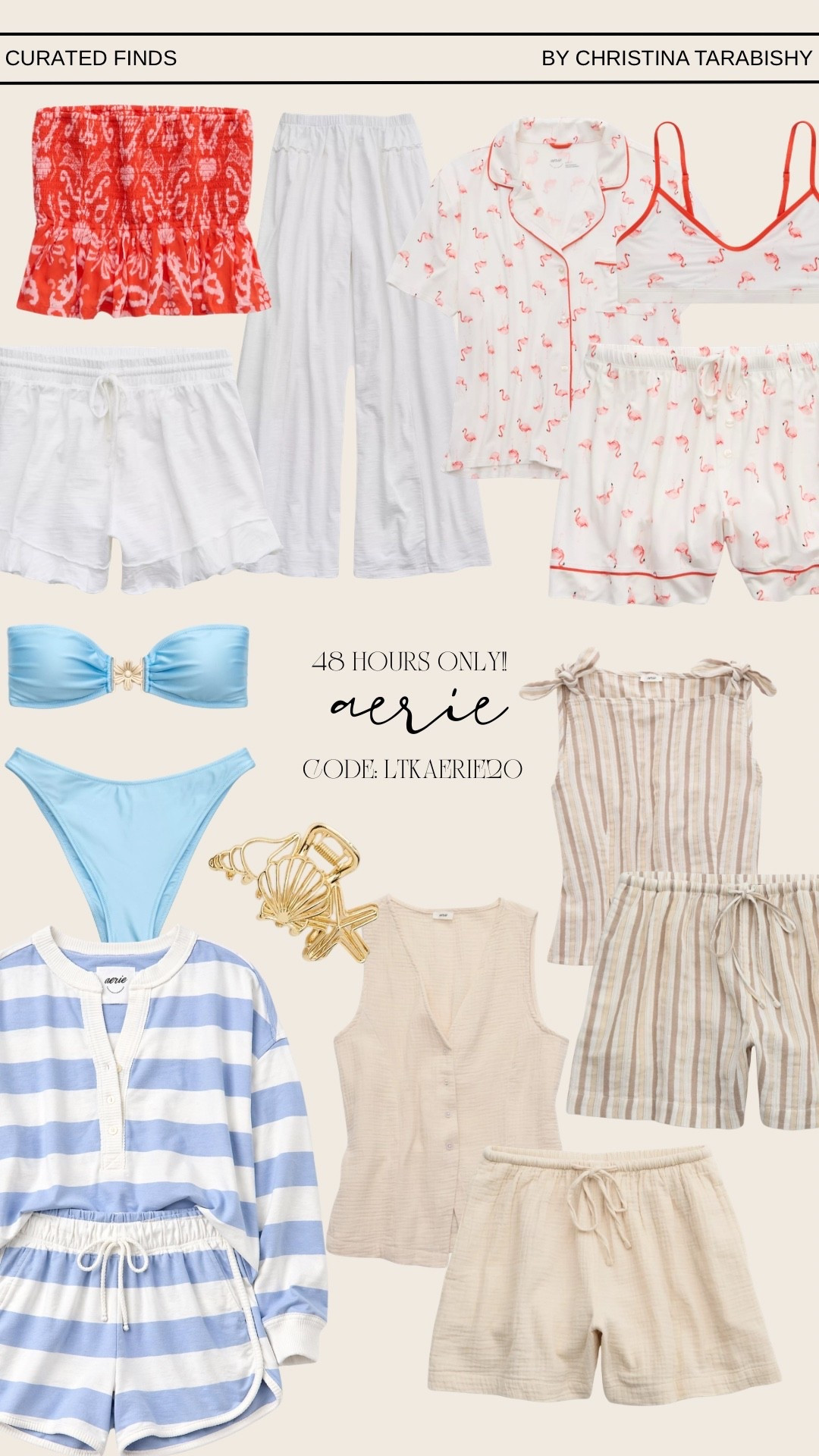 48HRS Only @Aerie sale 🚨 Code LTKAERIE20 stackable for 20% off! 

#LTKSeasonal #LTKxAerie #LTKSaleAlert
