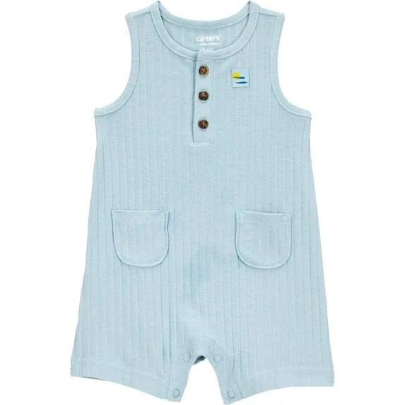 Carter's Child of Mine Baby Boy Romper, Sizes 0/3-24 Months | Walmart (US)