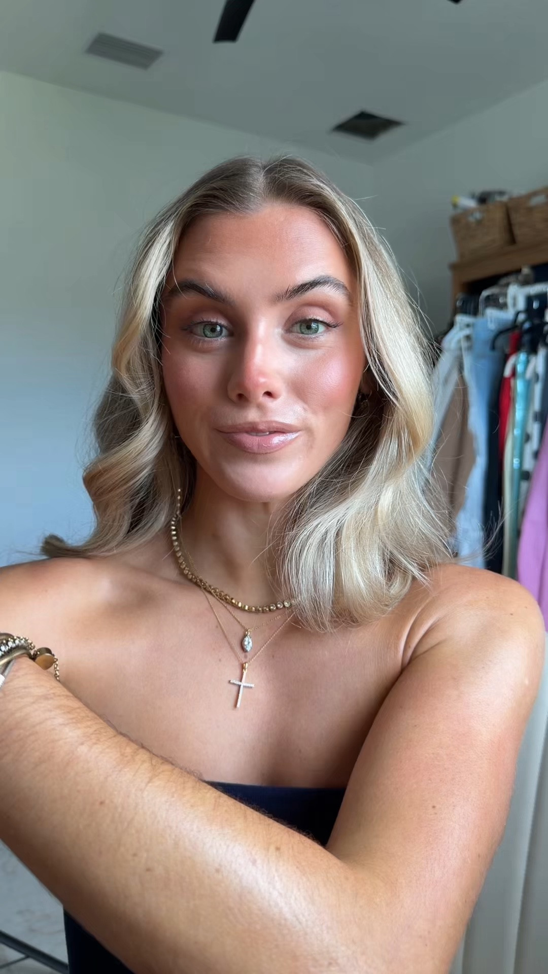 Two nourishing skincare formulas for a bronzed, luminous glow.

What’s included:
— Self-Tanning Milky Essence: Builds a streak-free, bronzed tan. Available in light/medium (for light to medium skin tones) and medium/dark (for medium to deep skin tones, or if you want deeper tan).

—Vanilla Verve Illuminating Body Oil: Veils skin in a luminous glow. You can apply anytime after the milky essence absorbs into skin—or wait 12 hours until your tan has developed for the full, combined effect. @CYKLAR

#LTKgrwm #LTKselfcare #LTKBeauty