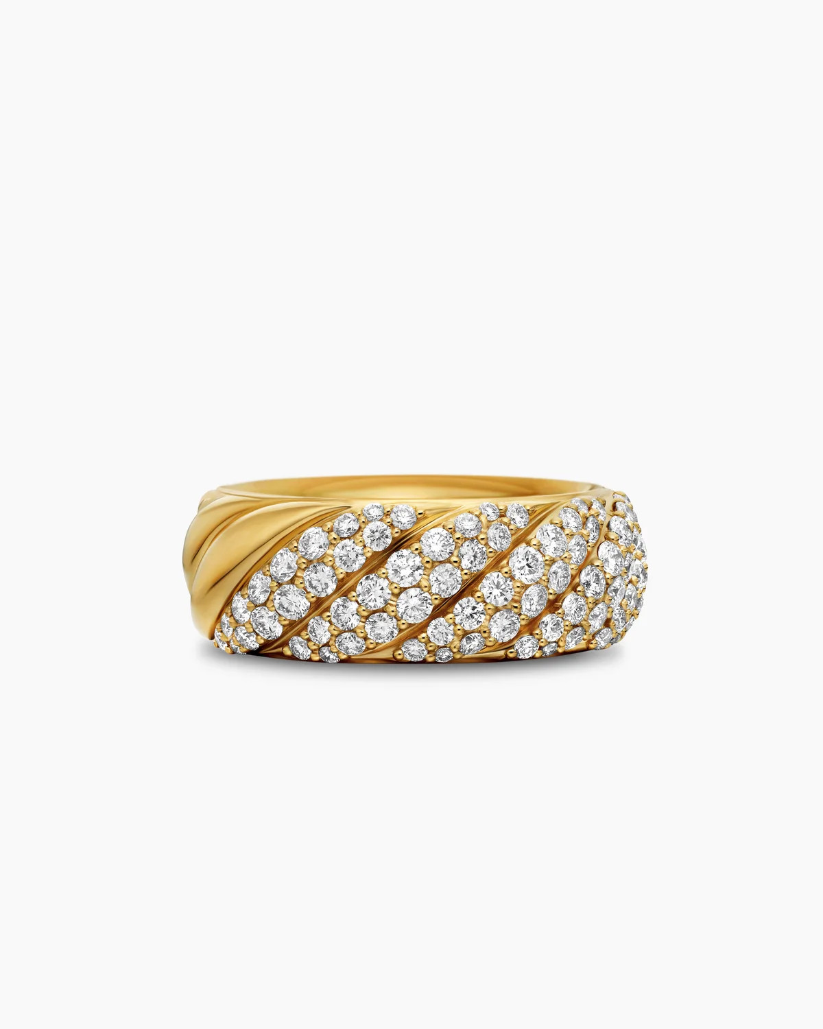Sculpted Cable Band Ring | David Yurman
