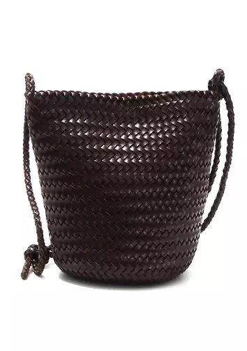 Brown Woven Shoulder Bag | Belk