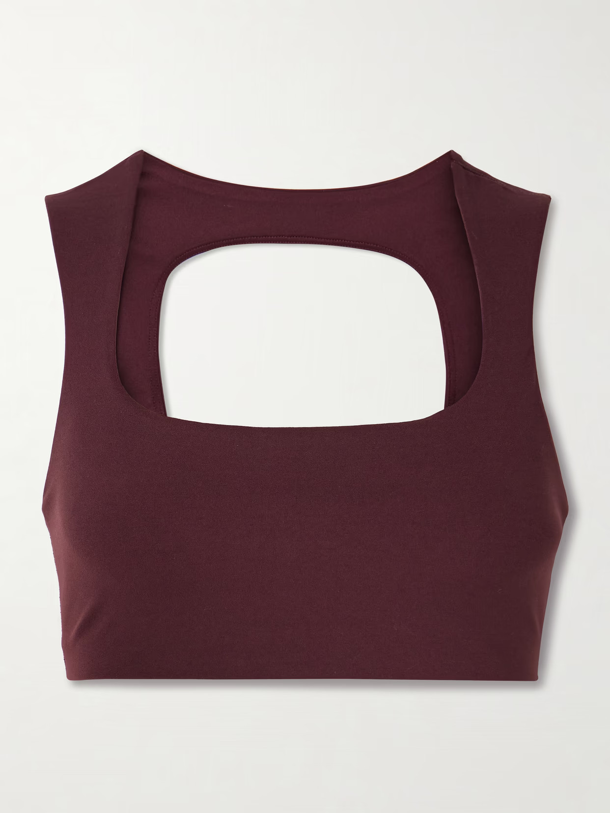 Nike - Zenvy Cutout Dri-fit Infinasoft Sports Bra - Burgundy | NET-A-PORTER (US)