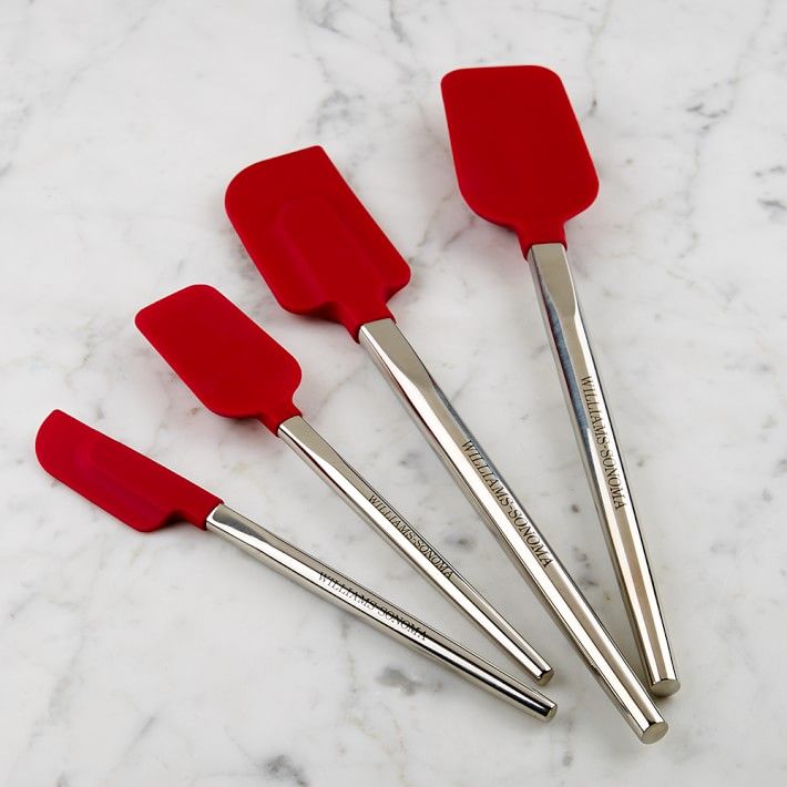 Stainless-Steel Ultimate Silicone Spatula Set | Williams-Sonoma