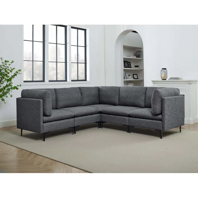 Aruna 5 - Piece Upholstered Sectional | Wayfair North America