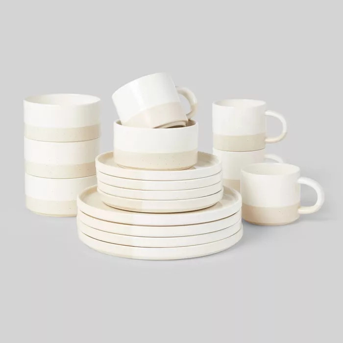 16pc Stoneware Catlett Dinnerware Set - Threshold™ | Target