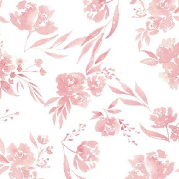 Grande Blush Fiore Wallpaper Swatch | Caitlin Wilson Design