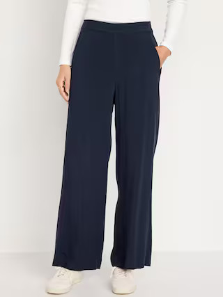 High-Waisted Playa Wide-Leg Pants | Old Navy (US)