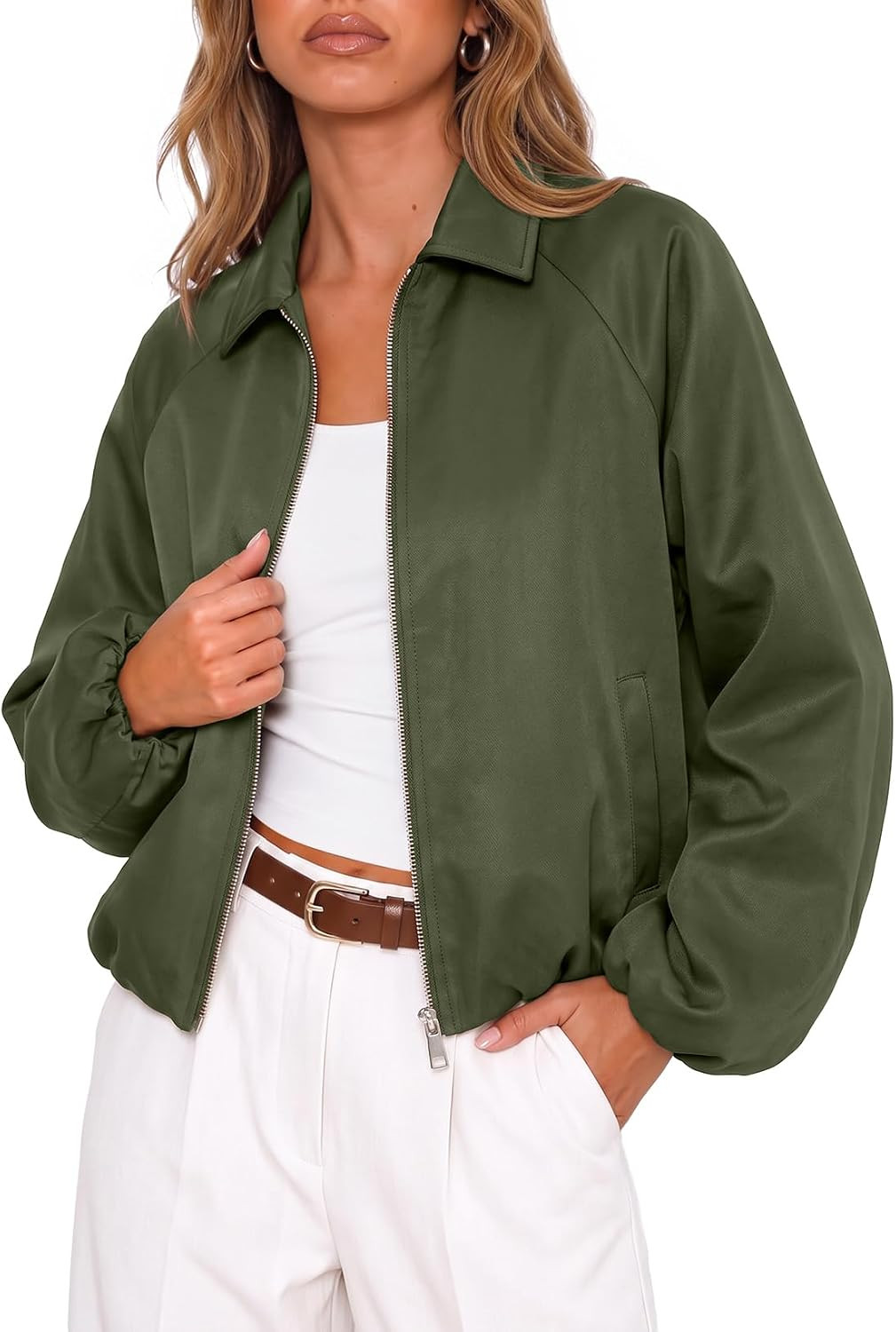 Dokotoo Jackets for Women Fashion Long Sleeve Fall Outfits Winter Coats | Amazon (US)