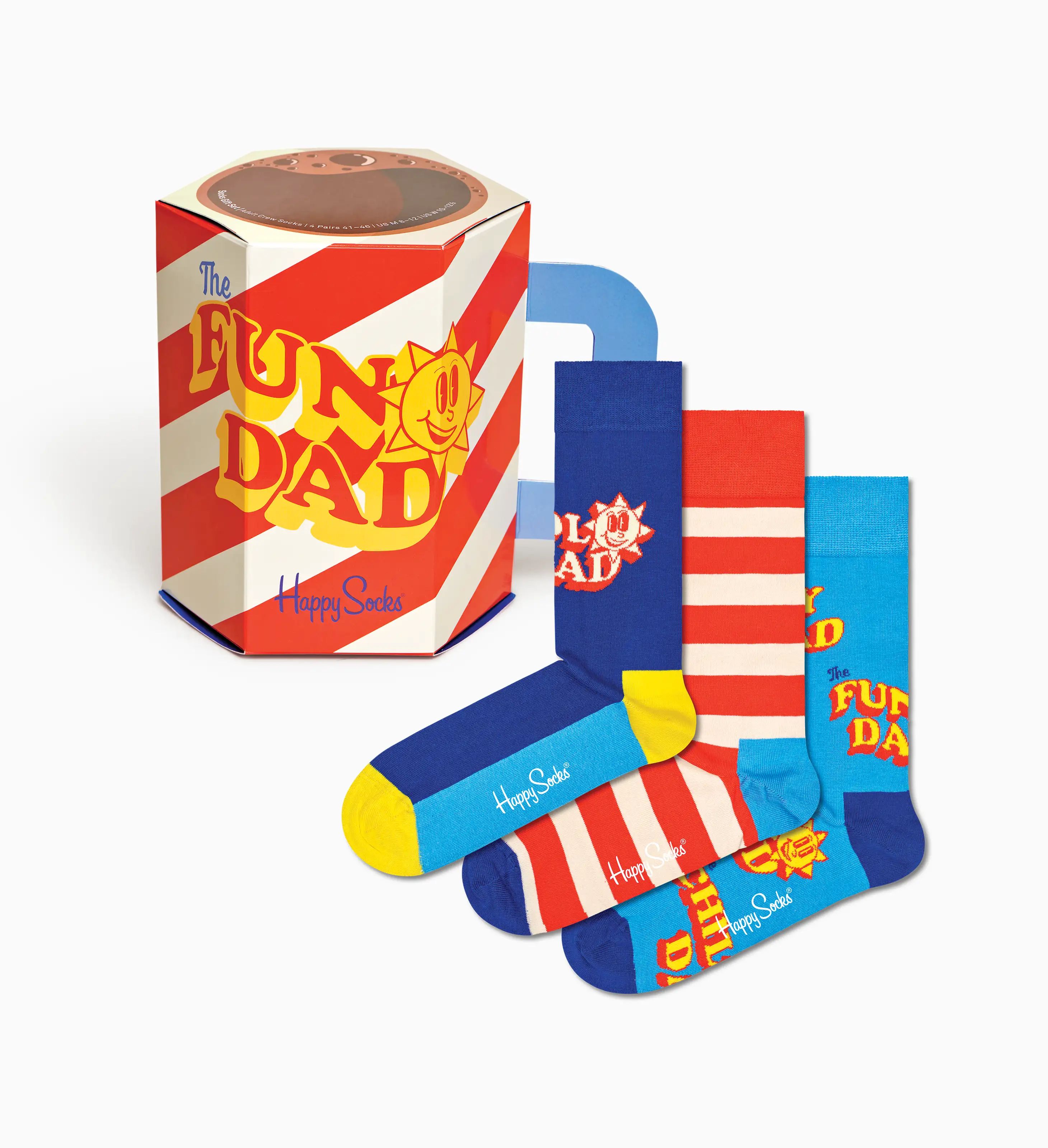 3-Pack Father Of The Year Socks Gift Set | Happy Socks (US)