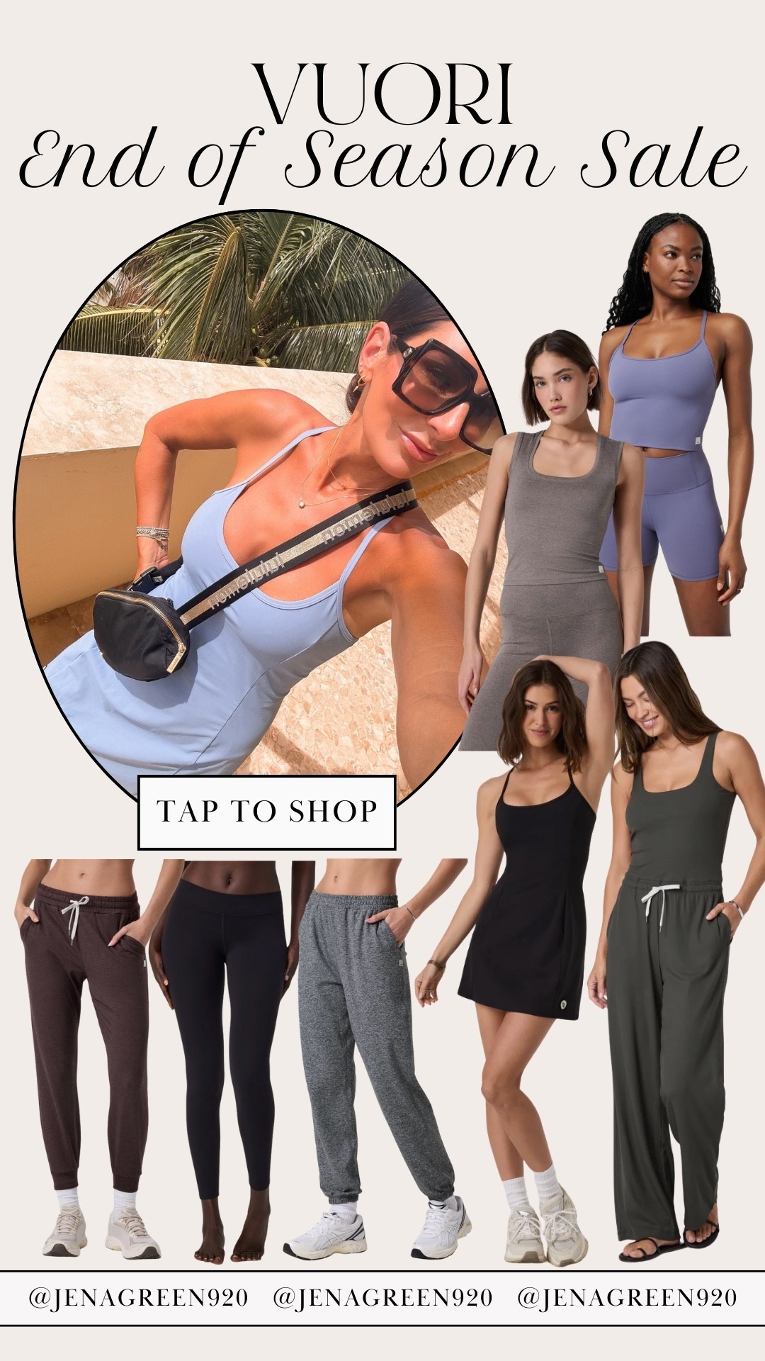 Vuori Sale | Athleisure | Padded Tank | Jogger Pants | Jumpsuit

#LTKActive #LTKTall #LTKSaleAlert