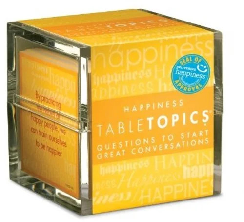 Table Topics: Happiness Edition - Walmart.com | Walmart (US)