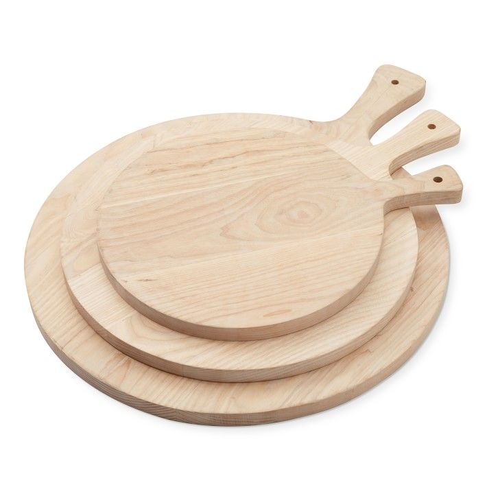Ash Wood Round Cheese Board, Small | Williams-Sonoma