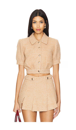 Bronwyn Jacket in Camel | Revolve Clothing (Global)