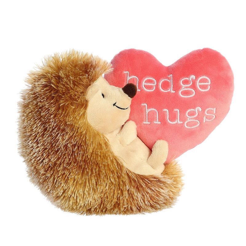 Aurora Val Sayings 7" Hedgehugs Hedgie Brown Stuffed Animal | Target