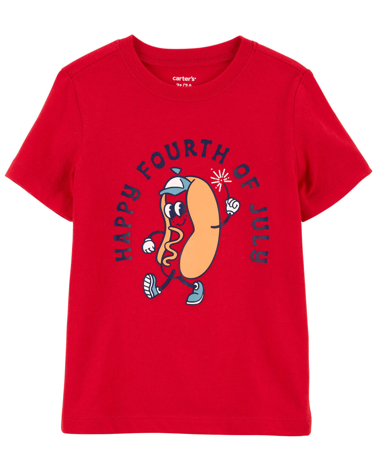 Red USA Hotdog Graphic Tee | carters.com | Carter's
