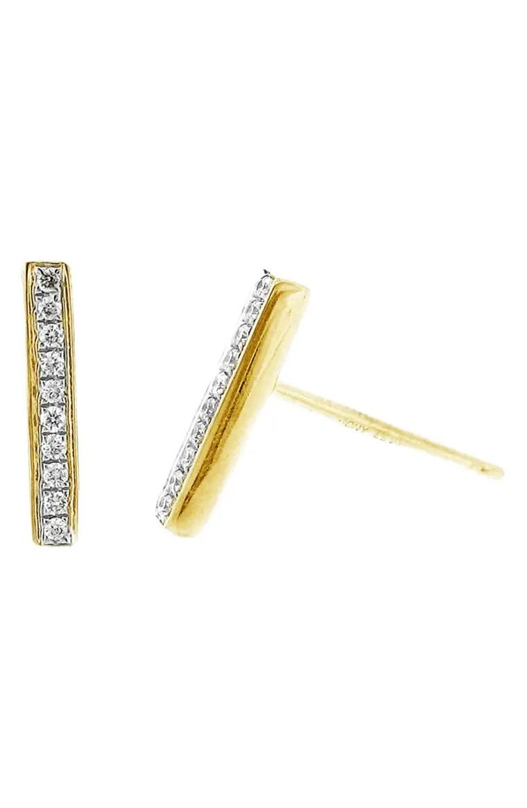 Prism Diamond Bar Stud Earrings | Nordstrom