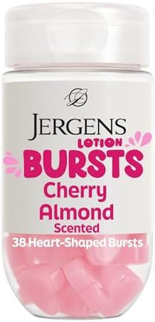 Jergens Cherry Almond Lotion Bursts, Squishy Heart-Shaped Moisturizer Bursts, Lotion Gifts for Te... | Amazon (US)