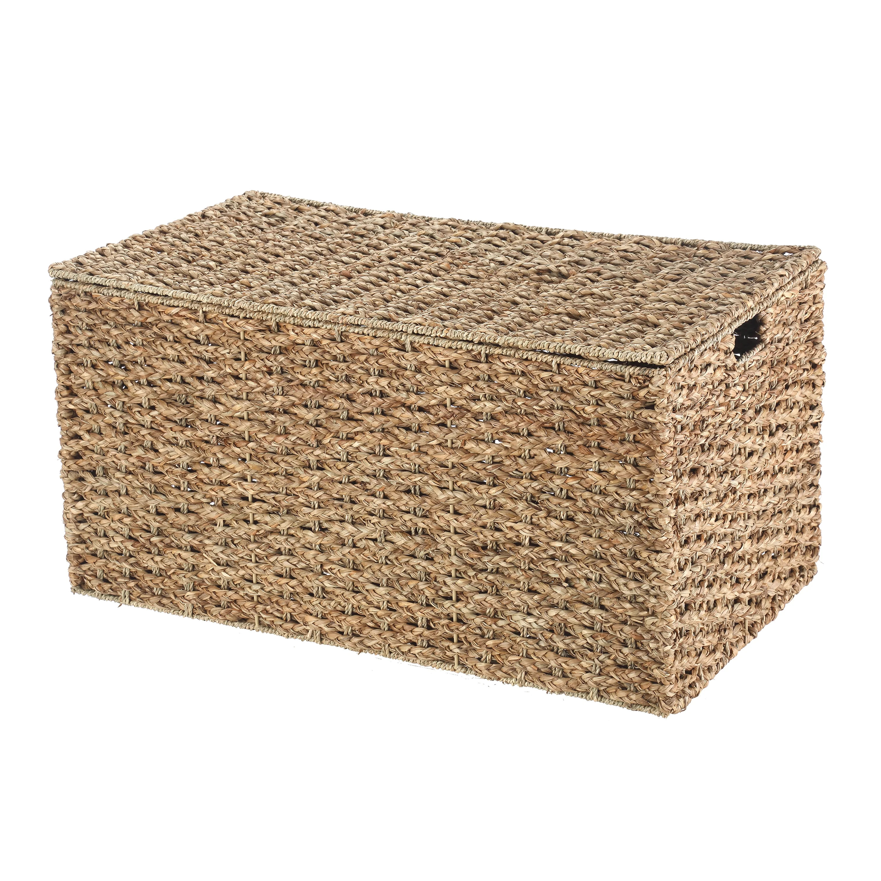 Better Homes & Gardens XL Braided Seagrass Storage Trunk | Walmart (US)