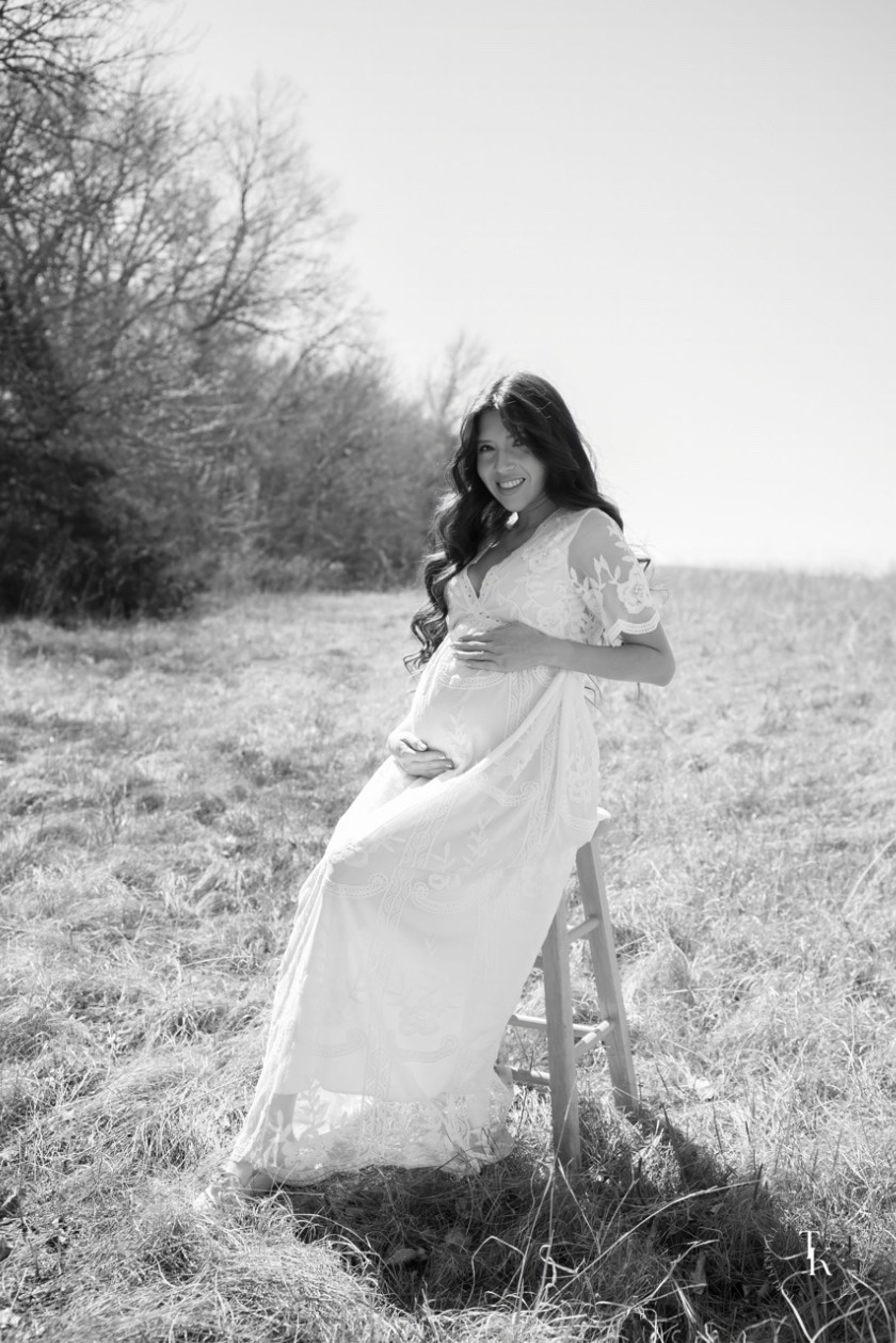 Pregnancy photoshoot dress