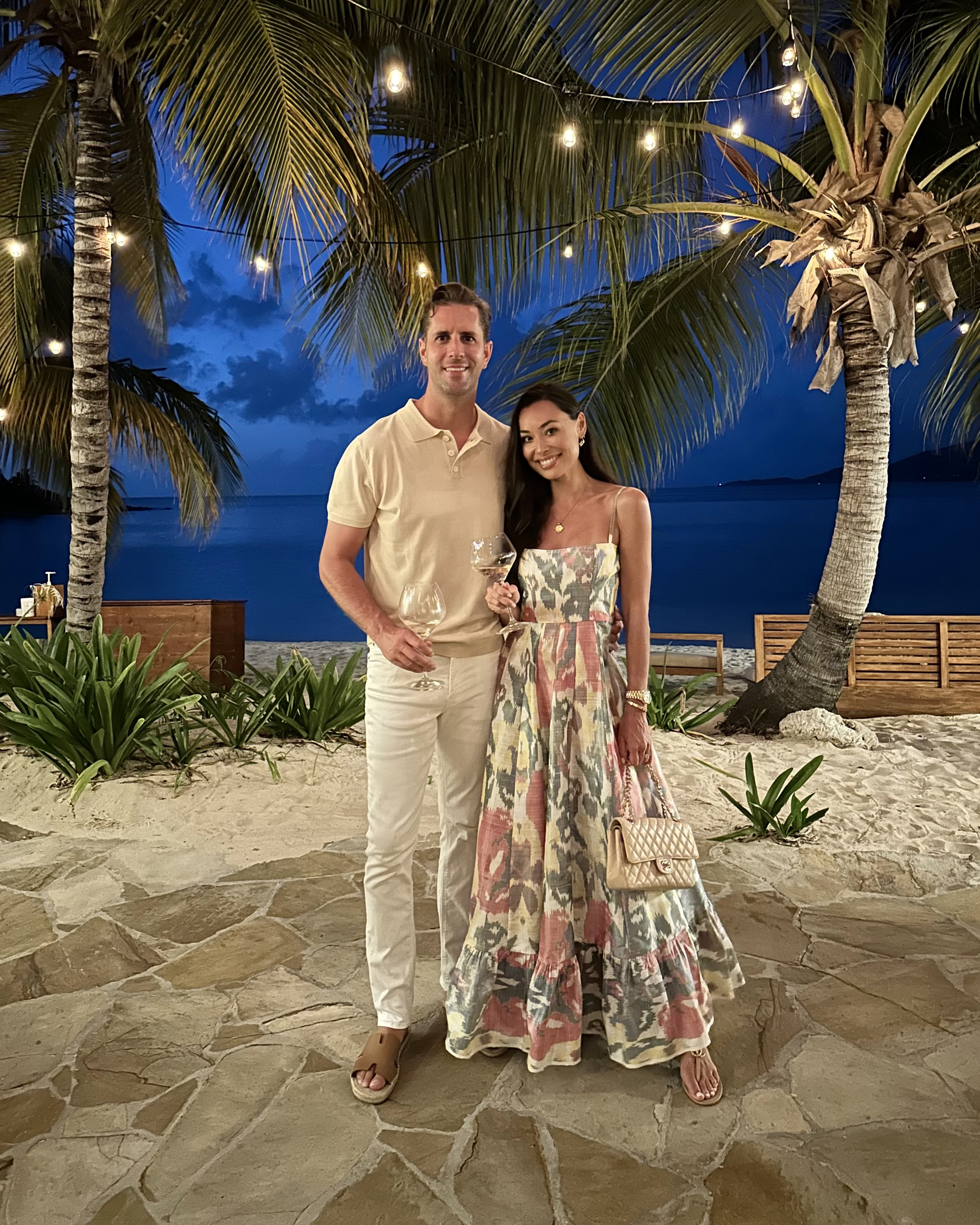 Ikat silk dress in the BVIs, date night outfit, spring fashion, party, Chanel purse, men’s fashion. 

#LTKMens #LTKItBag #LTKSeasonal