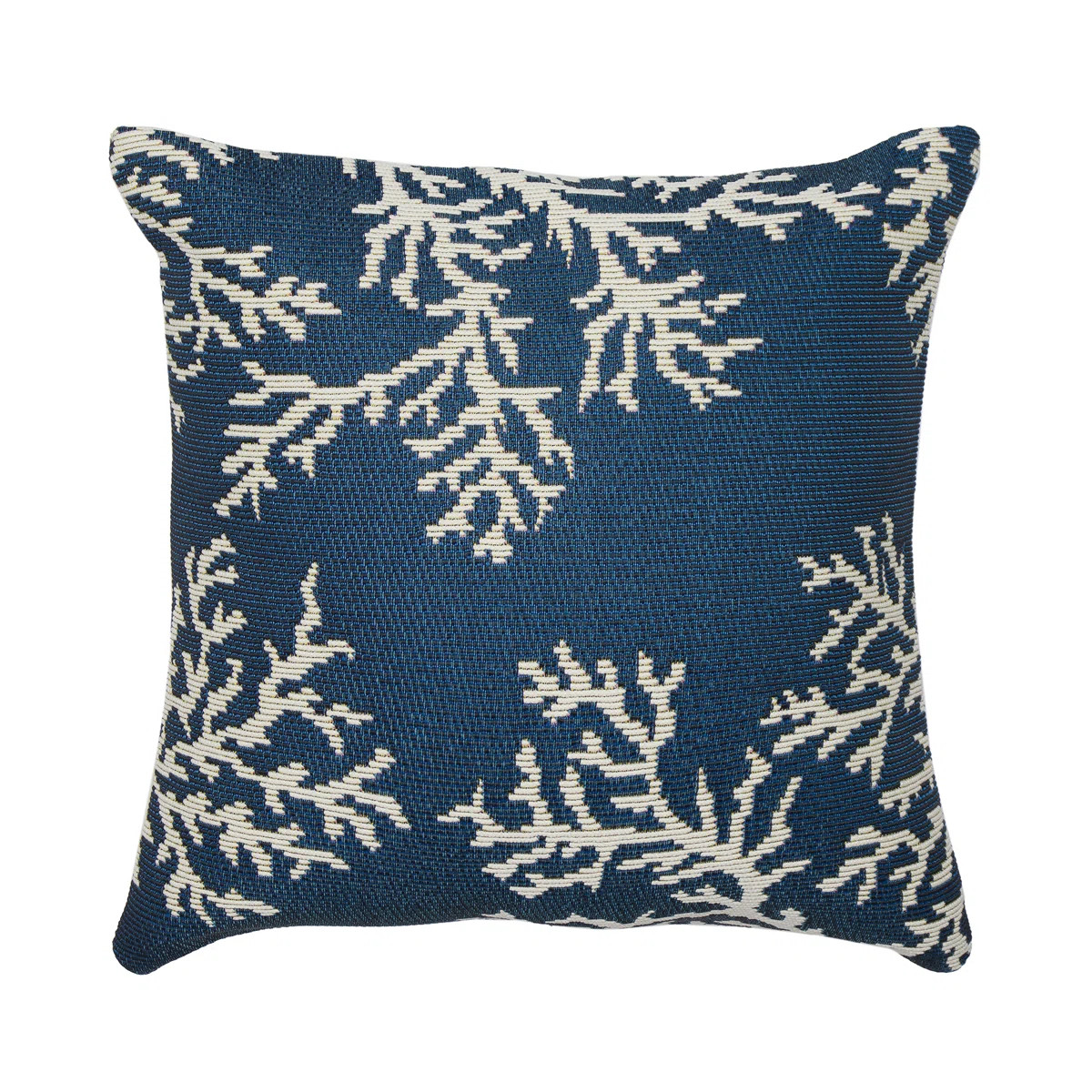 Marina Coral Edge Indoor/Outdoor Square Throw Cushion | Wayfair North America