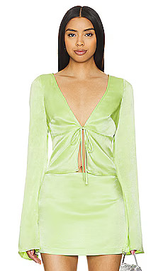 Lovers and Friends Adriana Top in Lime Green from Revolve.com | Revolve Clothing (Global)