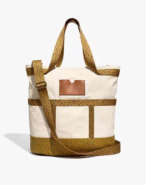 The Canvas Camden Tote Bag in Mini Leopard | Madewell