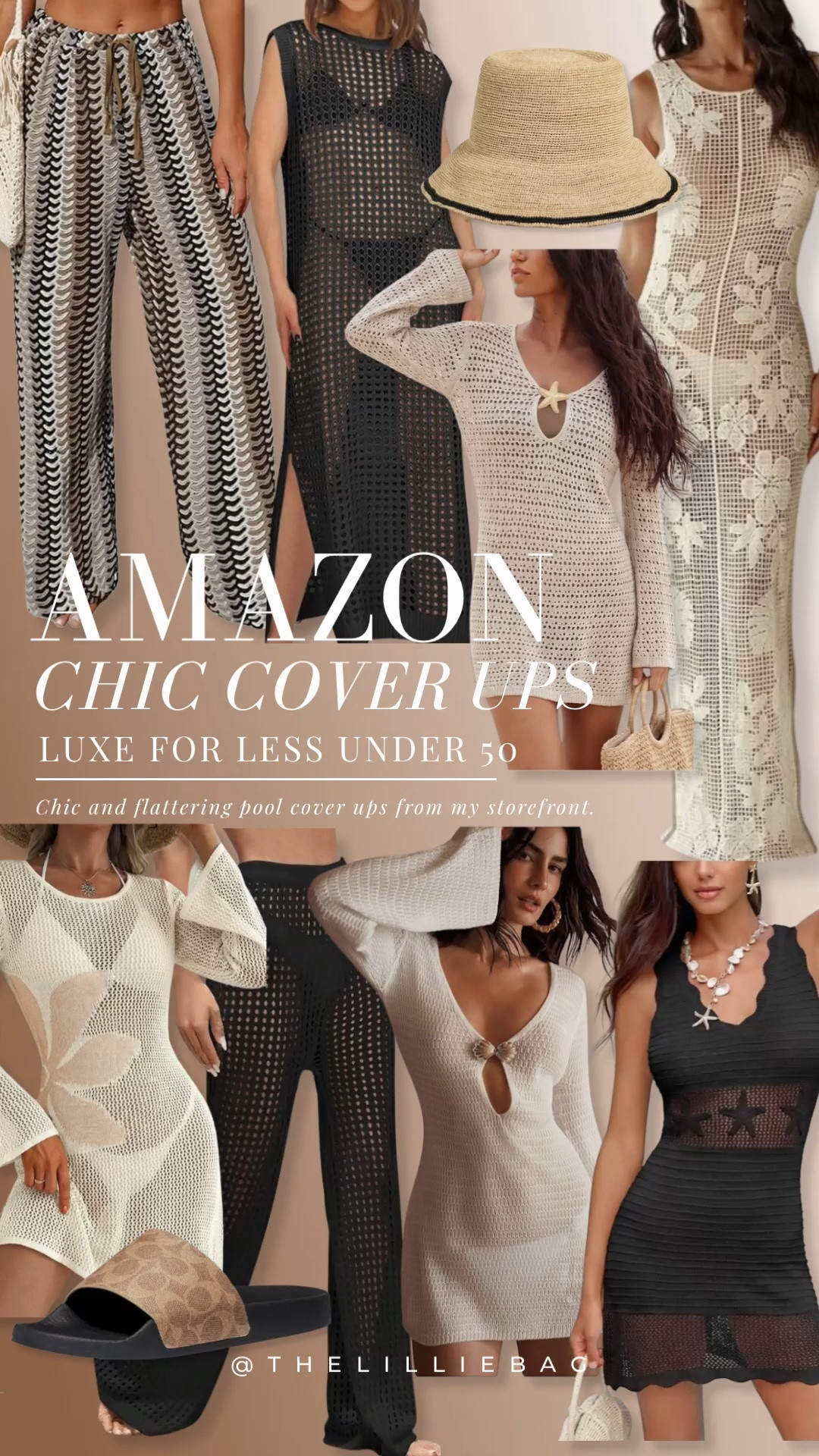 Chic and luxe for less cover ups under $50! 💥🖤

Swim. Vacation outfit. Cover up.

#LTKTravel #LTKSwim #LTKOver40