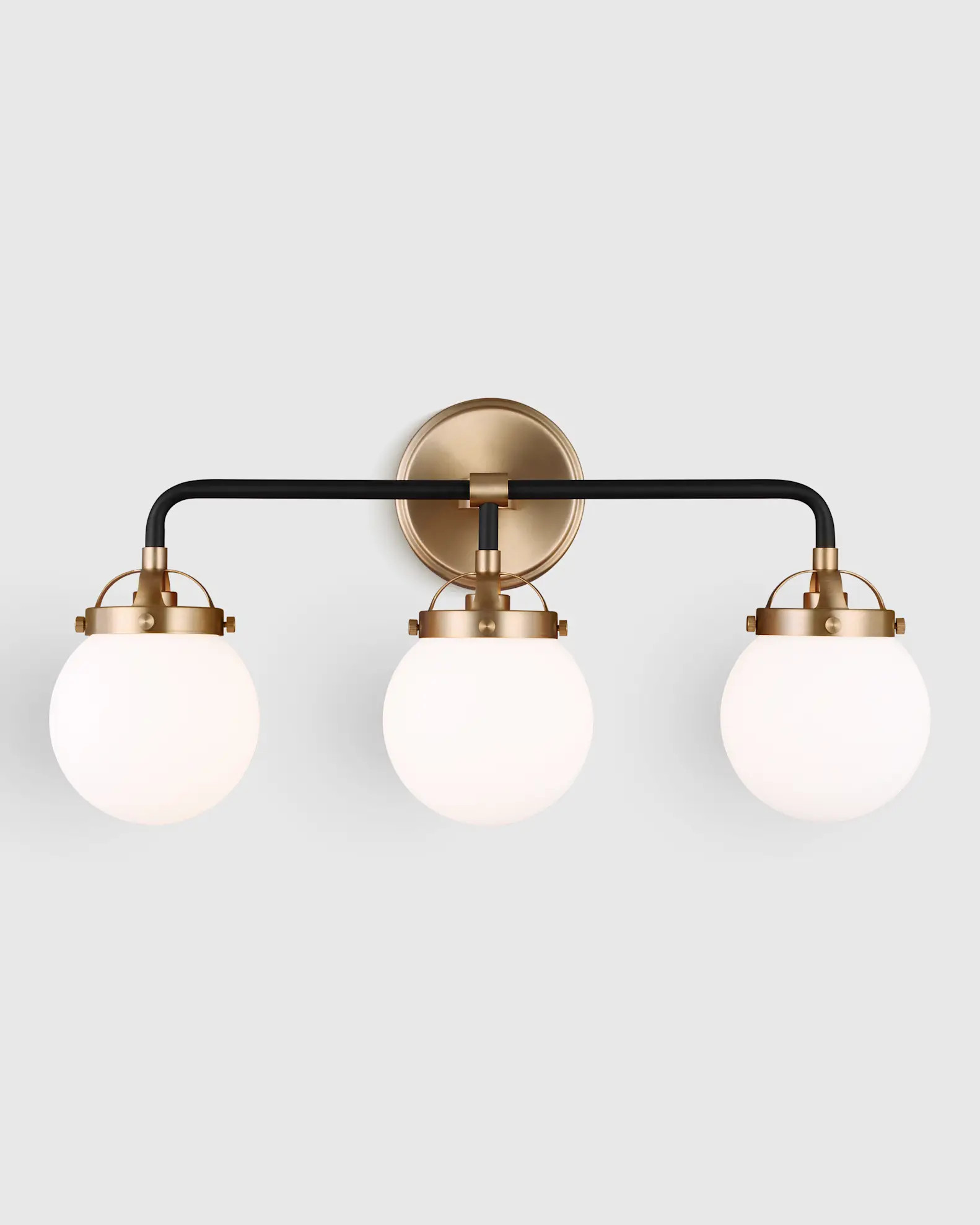 Multi Globe Steel Sconce in Black | Quince