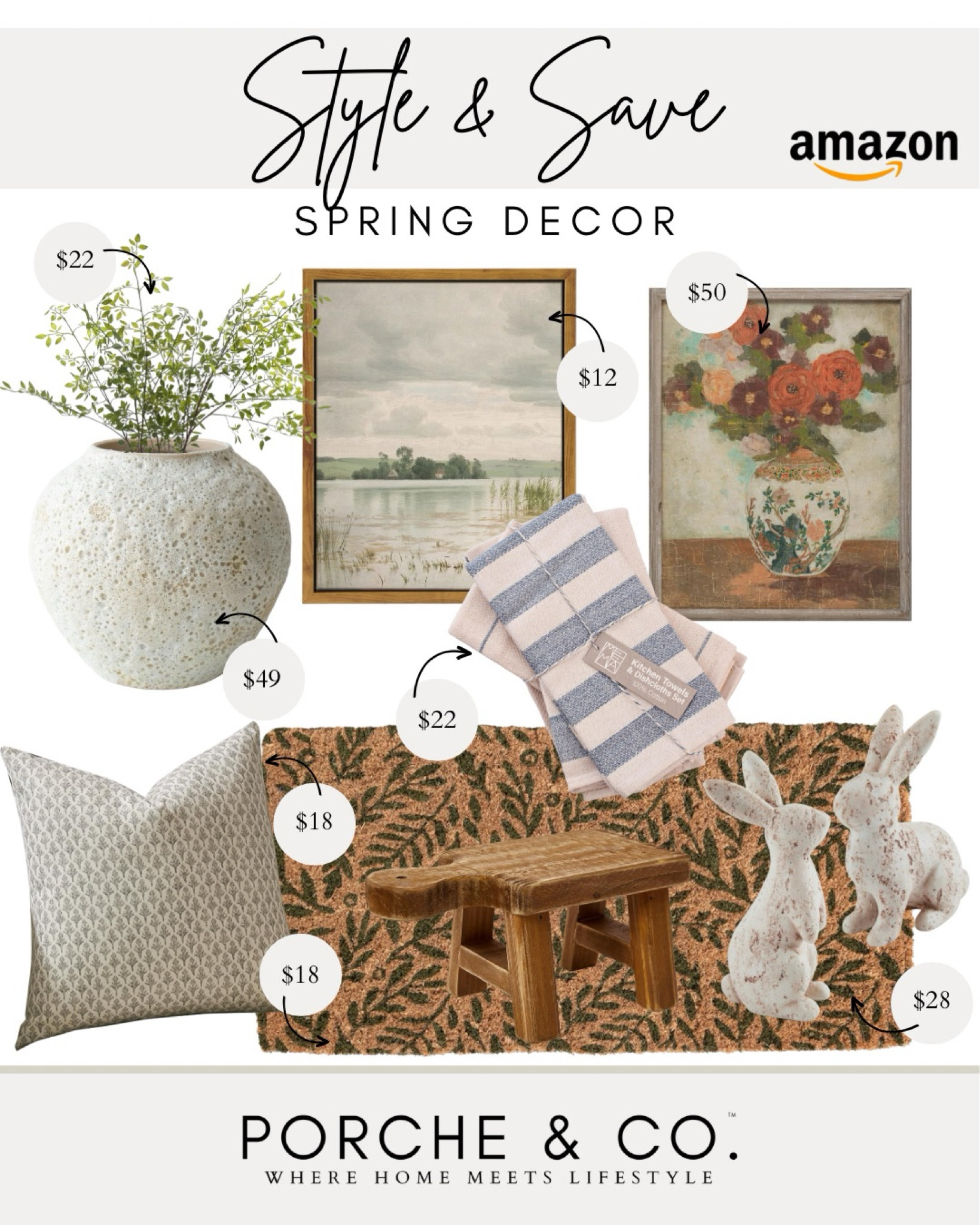 Style & Save, Amazon Spring decor, Amazon Styling, Spring decor
#visionboard #moodboard #porcheandco

#LTKSeasonal #LTKHome