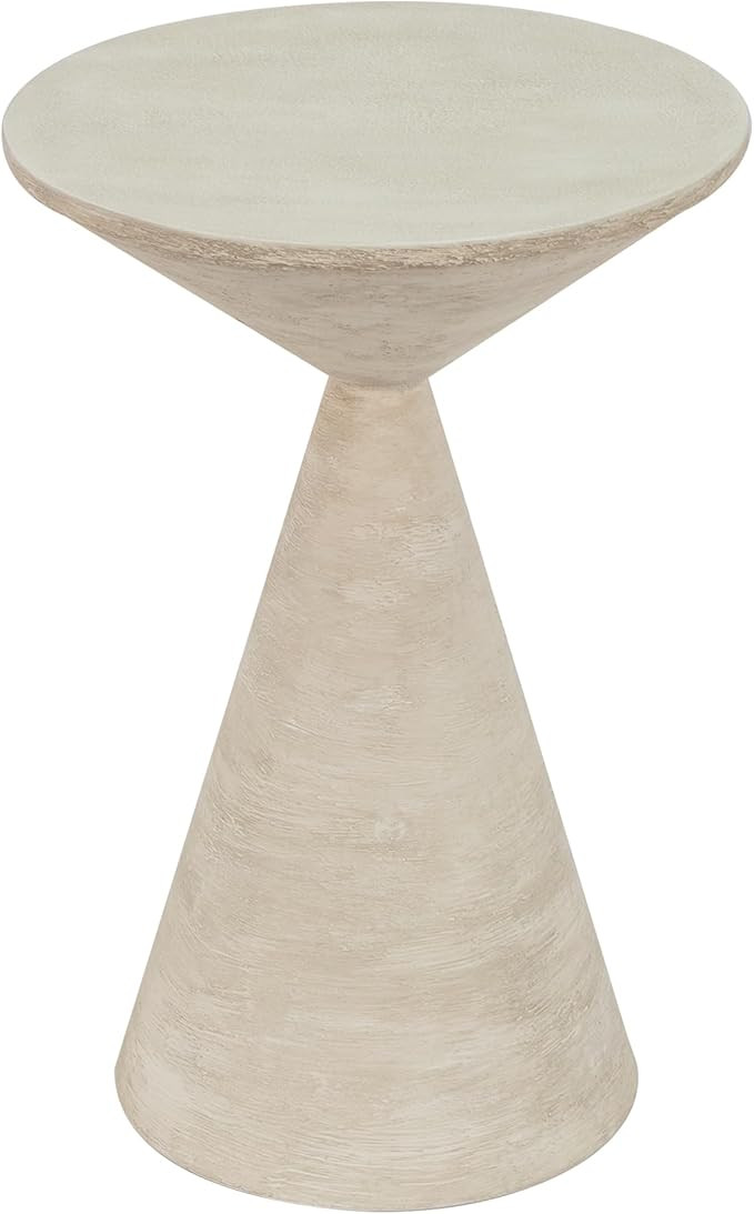 Small Drink Table, Round Martini Table, Drum End Table Side Table, Metal Accent Table,for Small S... | Amazon (US)