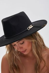 Curb Chain Felt Fedora | Forever 21 | Forever 21 (US)